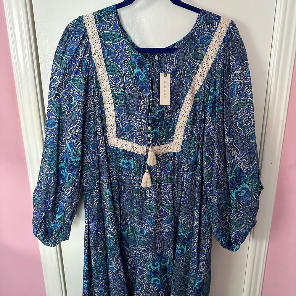 Anthropologie Balloon sleeve Romper